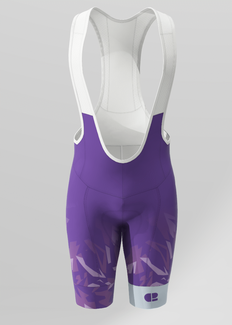 C2 PURPLE FULL PRINT BIB SHORTS 