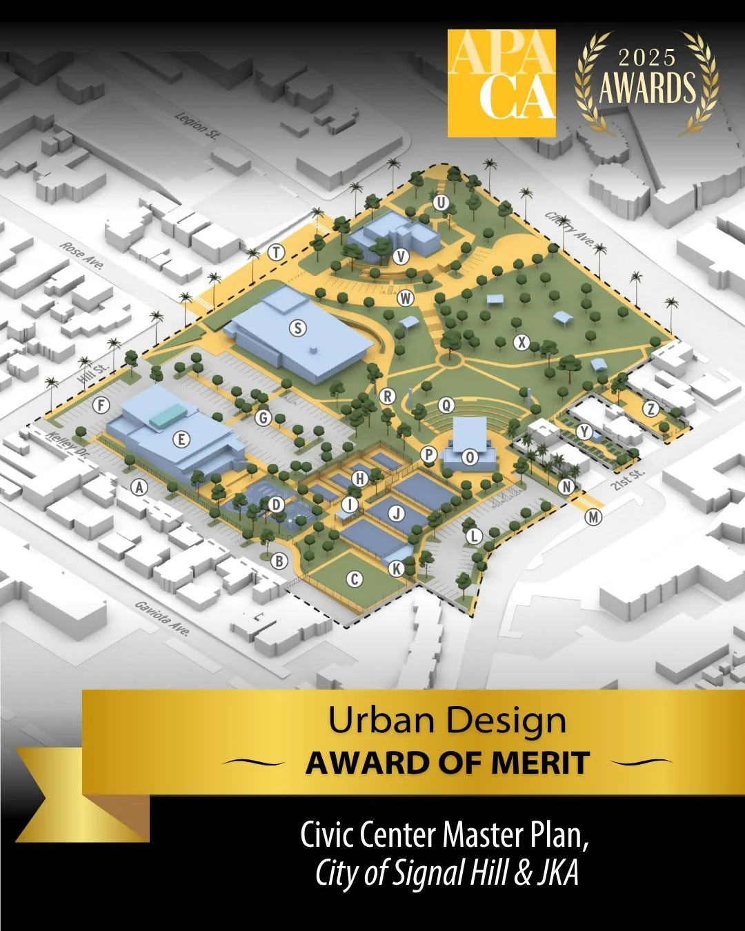 APA California Urban Design Award of Merit!