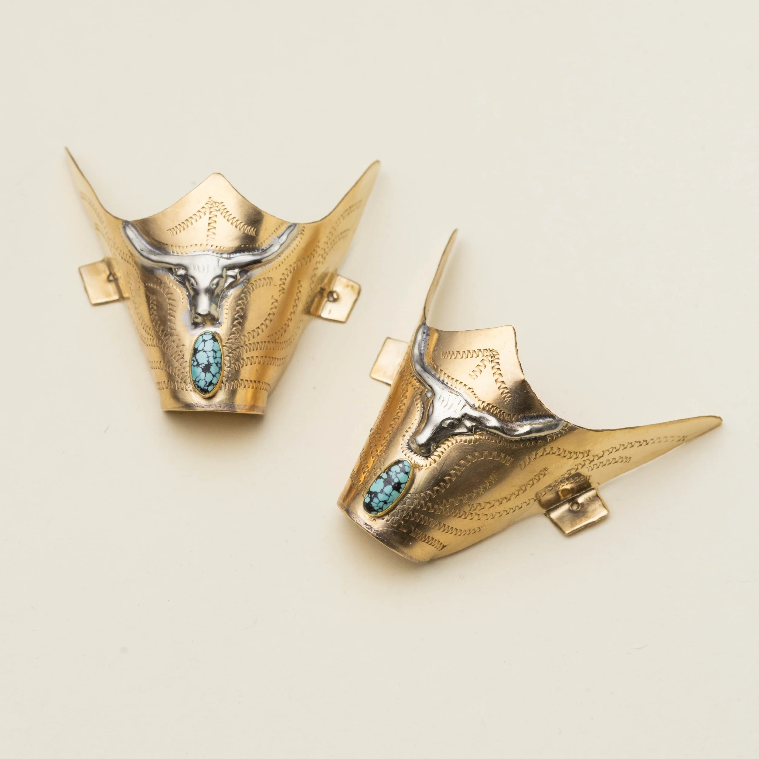 Waylon Boot Tips (SM/GOLD TONE)