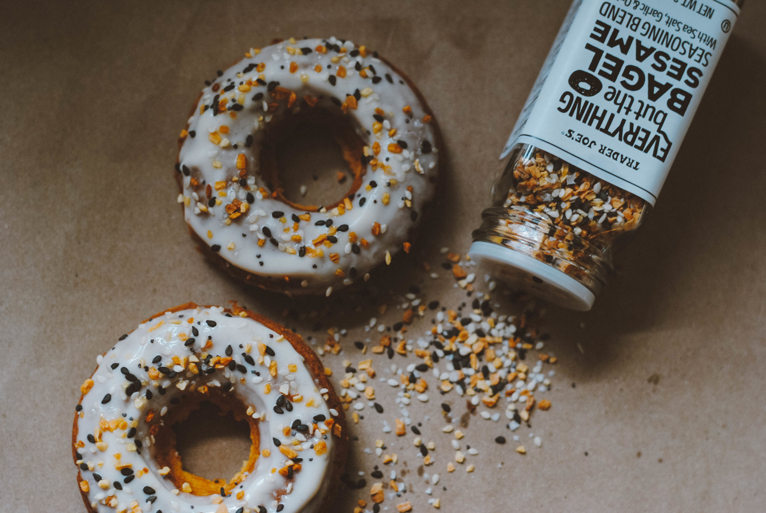 Everything Bagel Donuts 