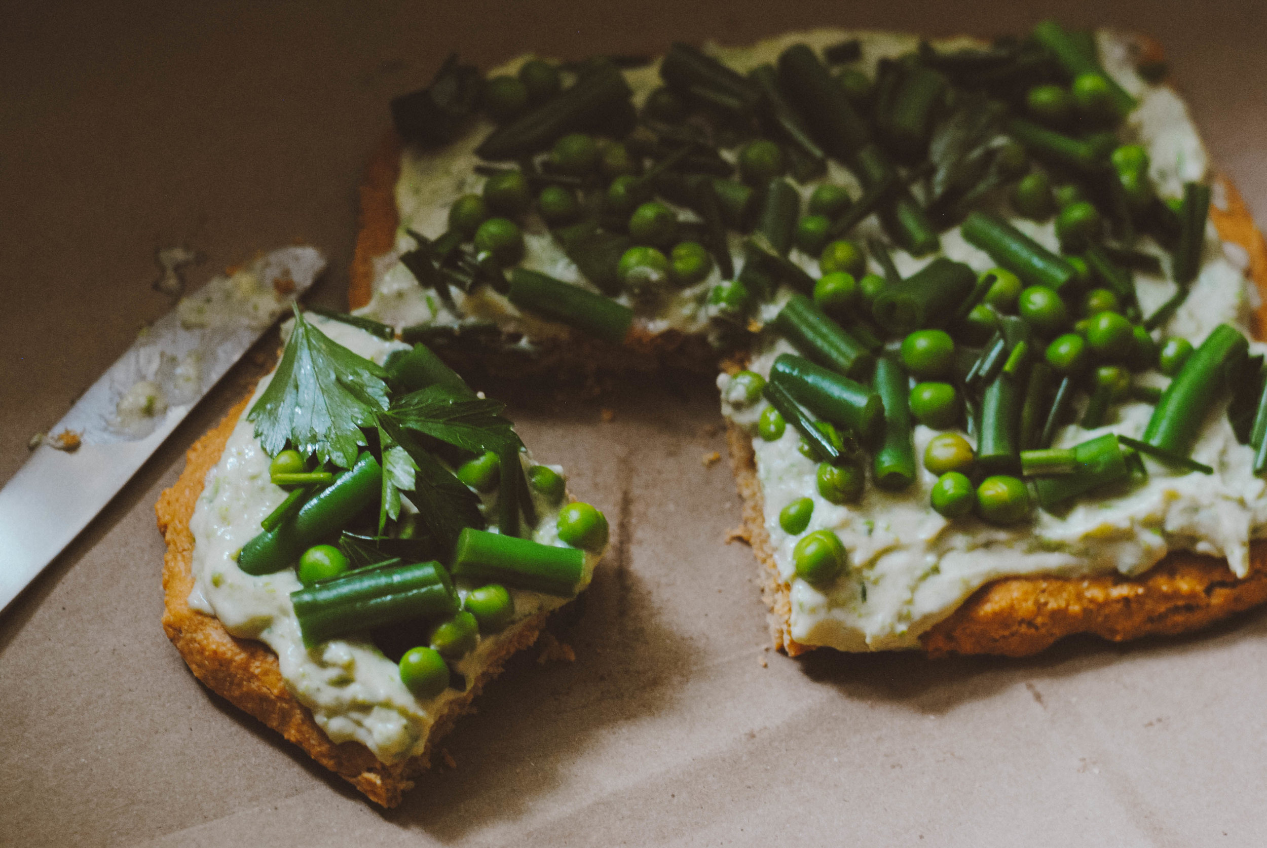 Loaded Spring Green Flatbread 