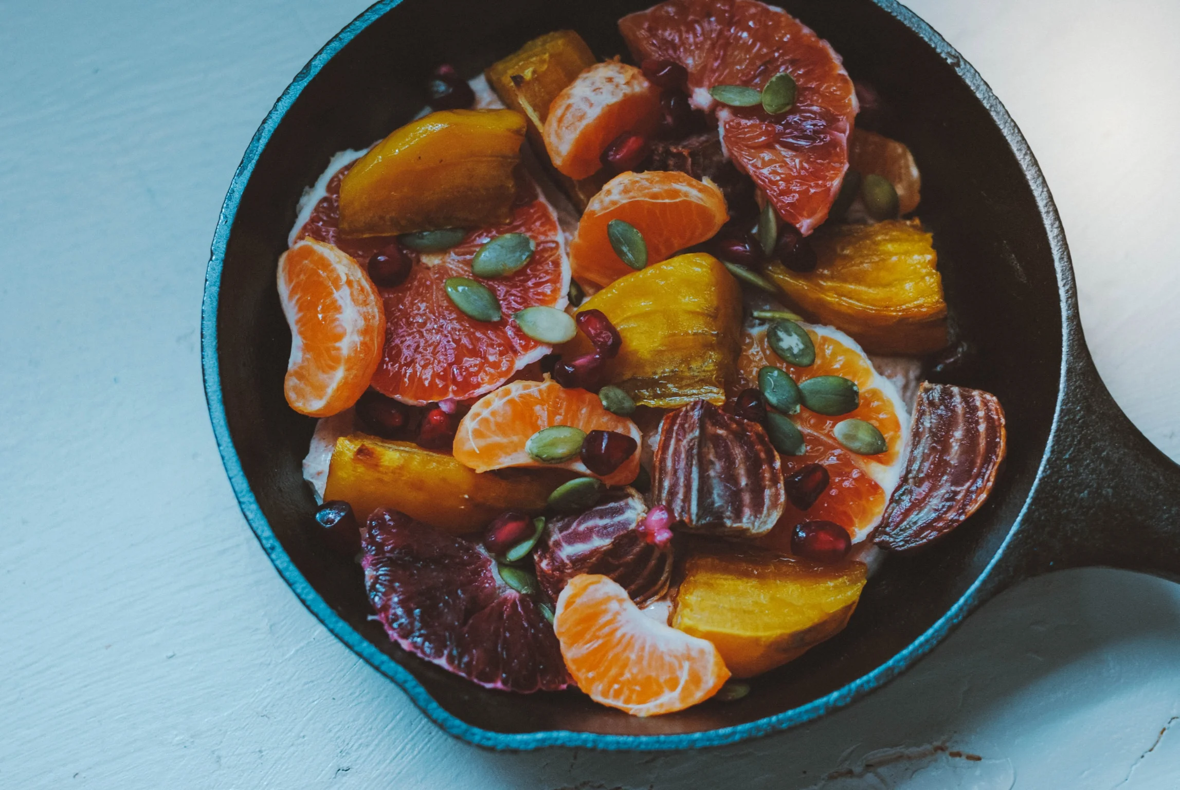 Citrus + Beet Salad with Spiced Yogurt 