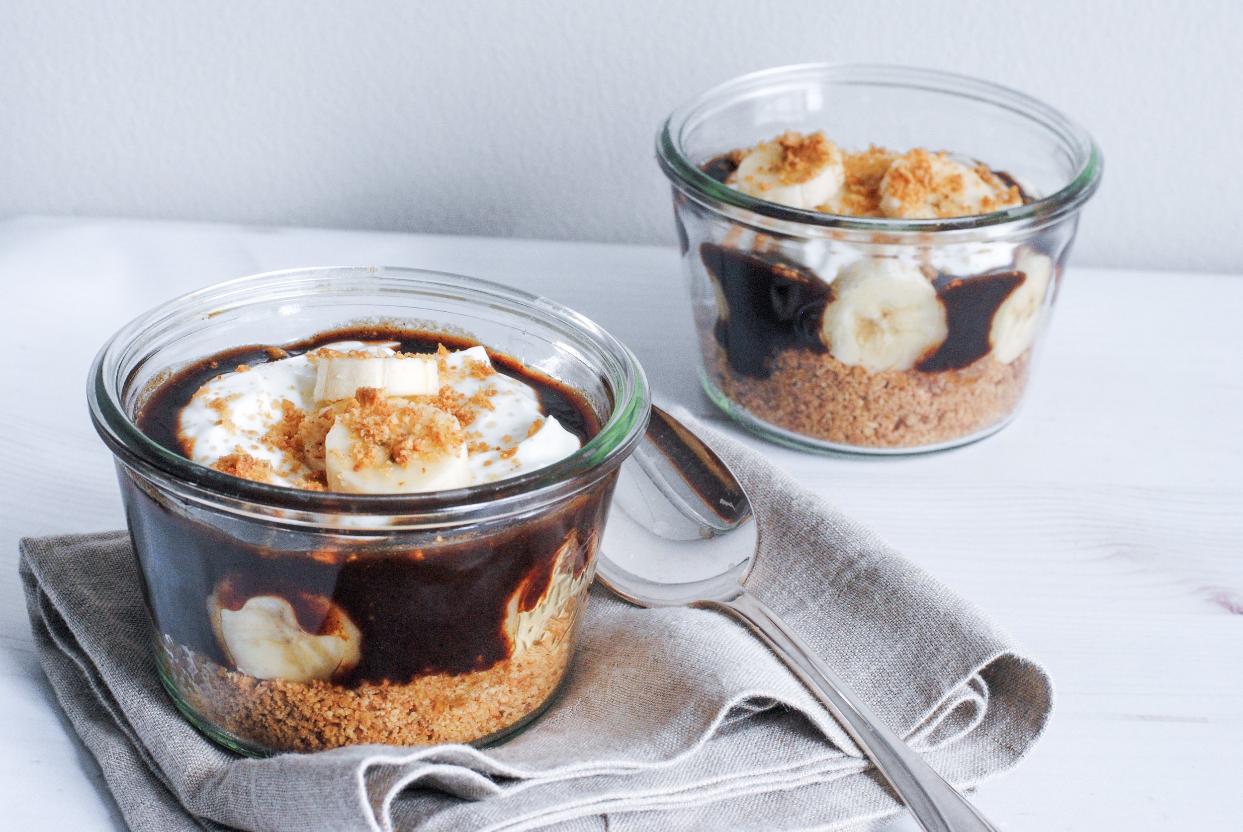 Peanut Butter Banoffee Parfaits 