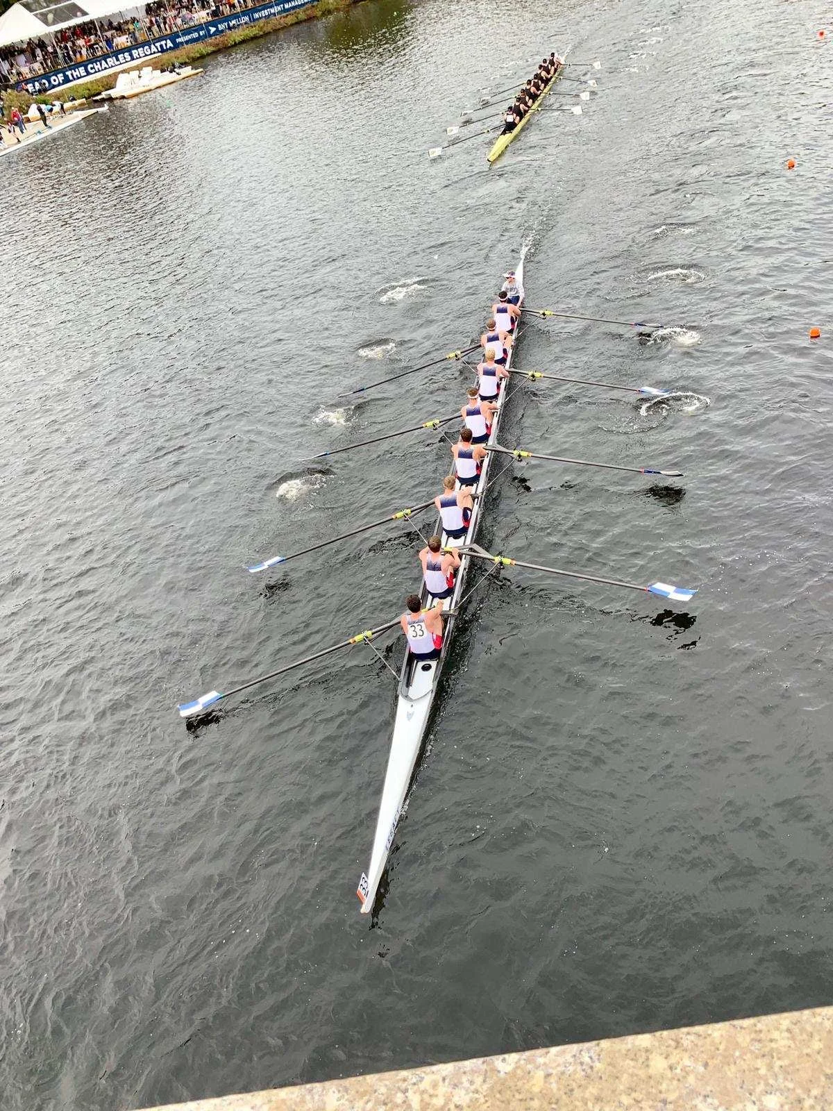 Men's Crew Competes at Head of the Charles Regatta
