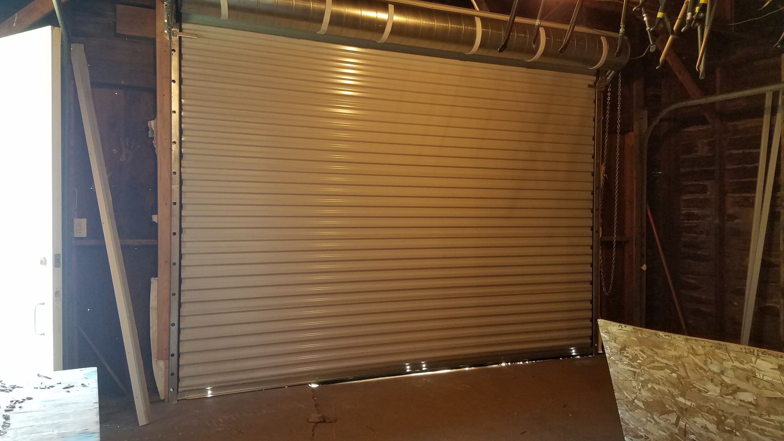 New Garage Door (After)