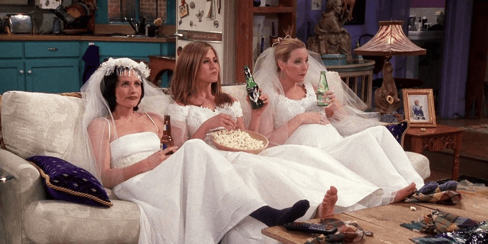 “The One With the Wedding Dresses”, F.R.I.E.N.D.S. NBC. 1998.