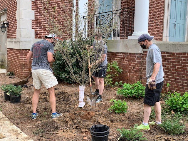 Church Work Day, Butterfly Garden Planting