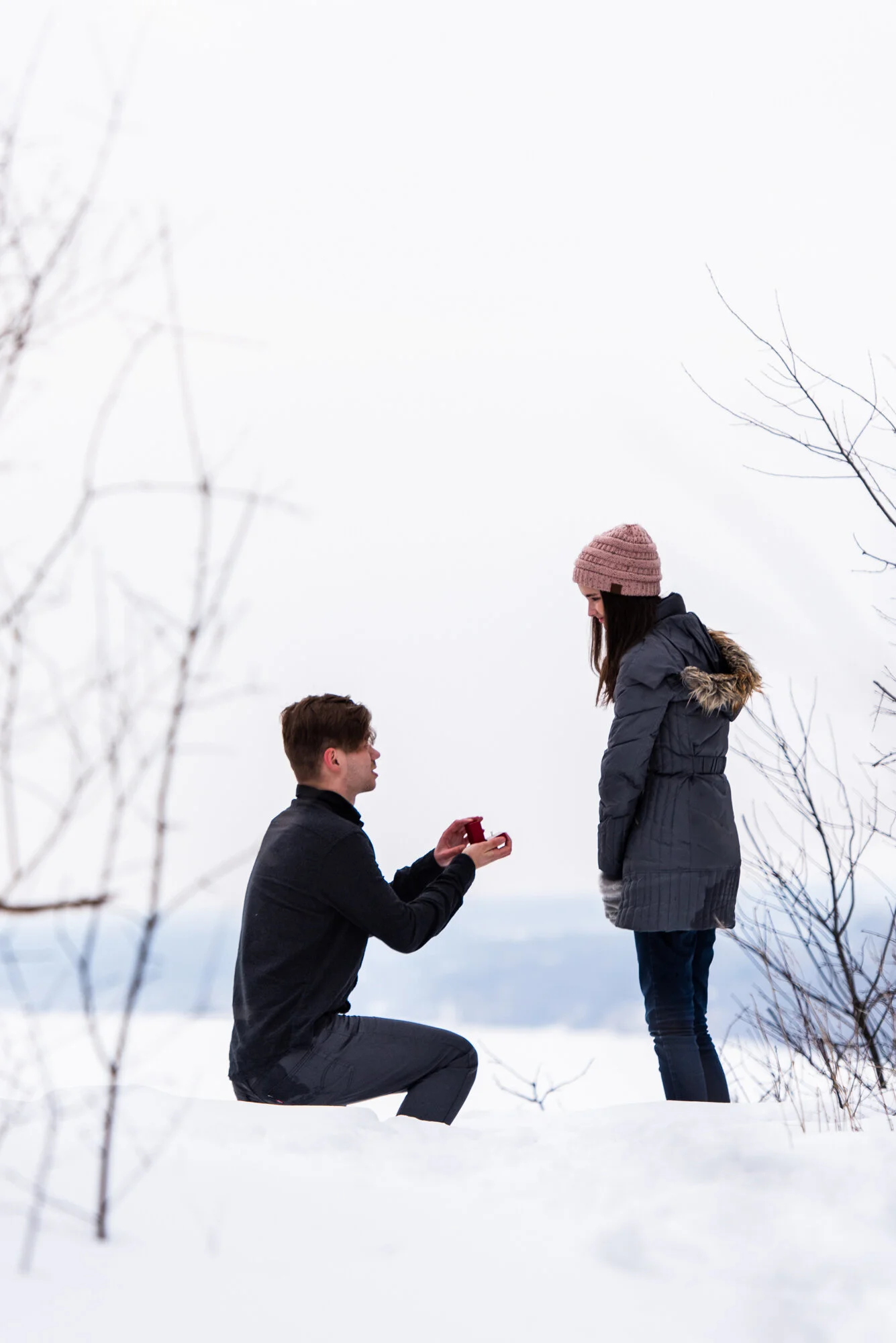 Ansley + Matt Proposal | High Cliff State Park