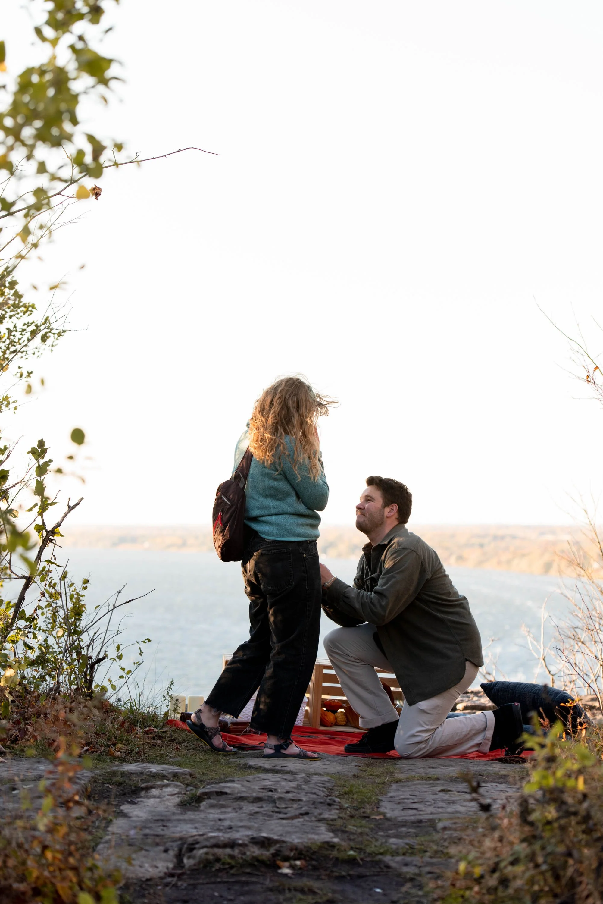 Elijah and Sophie's High Cliff Proposal