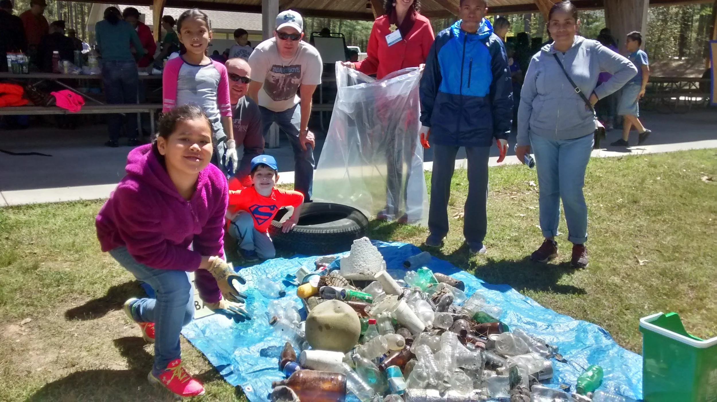 Kids learn about trash at Annual Fishing Fiesta