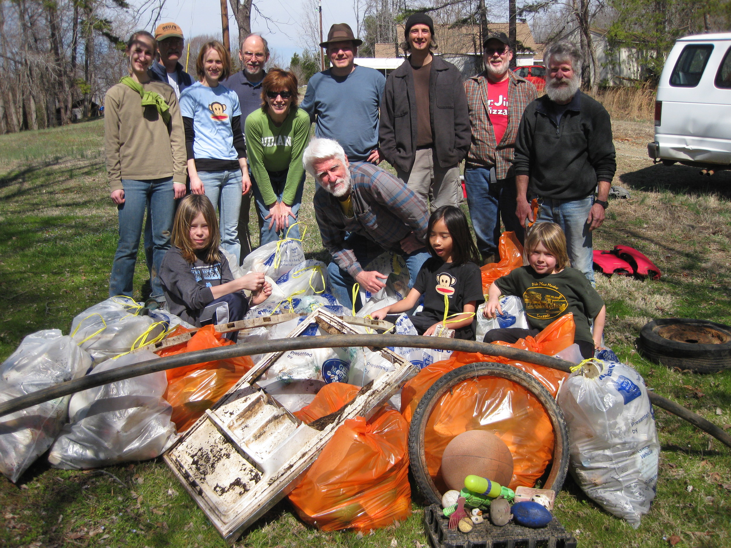 CCC and HRA Keep Trash Out of Jordan Lake