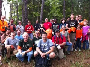 NC Geocachers and Elon University's Alpha Phi Omega Join Forces