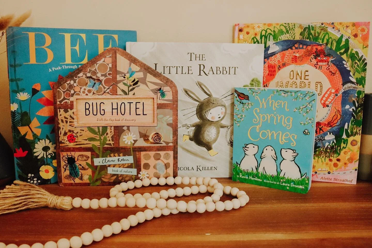 Getting our spring books ready!! 
I&rsquo;m an April baby so it&rsquo;s my favorite season 😉
.
.
.
.
.

#sustainableart #springliteracy #springplay #springbooks #artofprovocation #play #sustainablekids #sustainableteacher #teacherblogger #mamaswithc