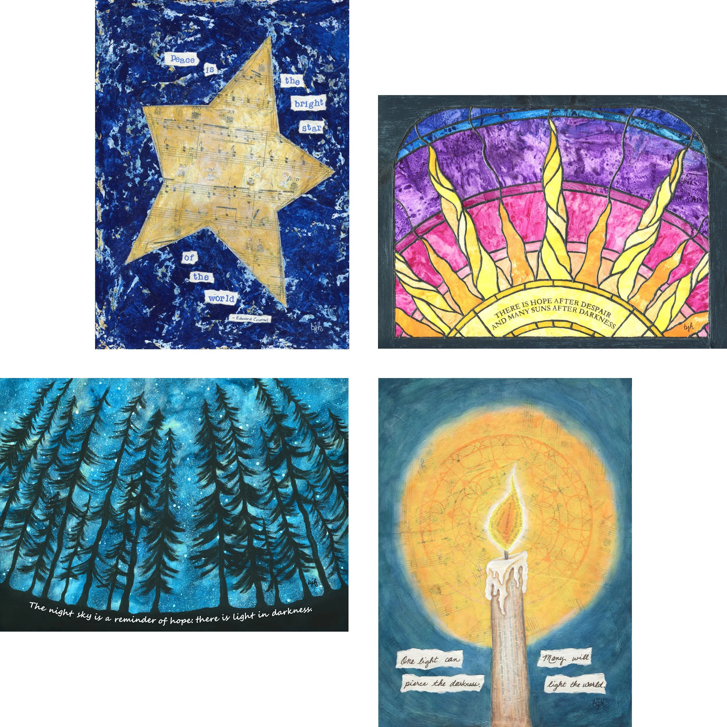 Winter Light Holiday Card Set