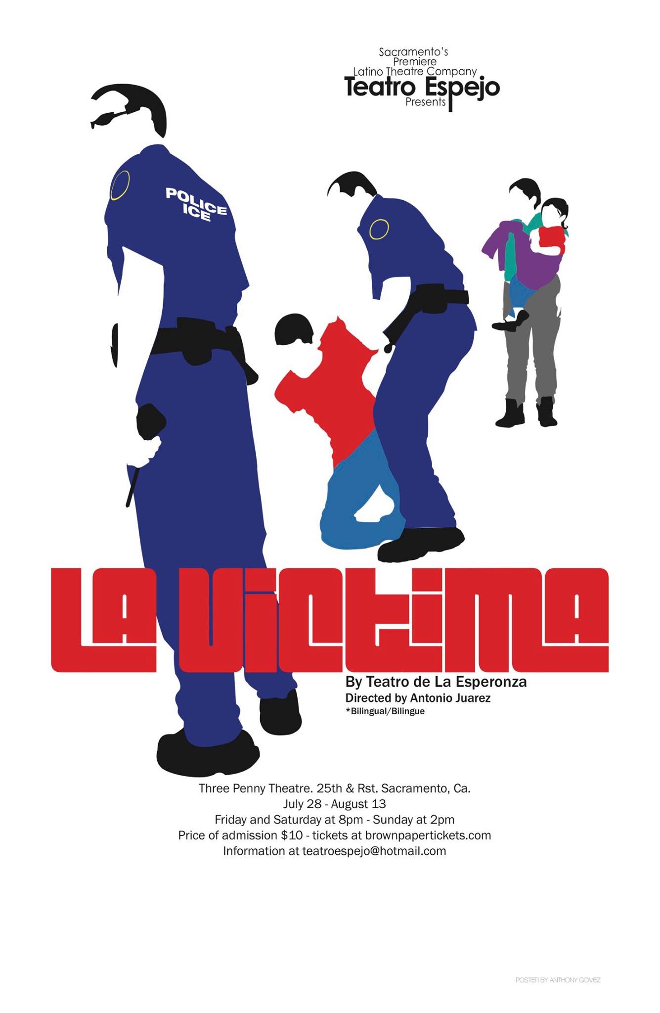  Production poster for “La Victima” 