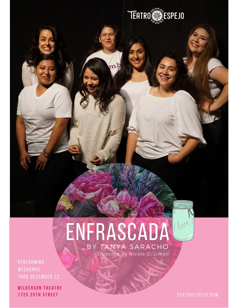  Social Media post with the cast of Enfrascada (Directed by Nicole C. Limón) 