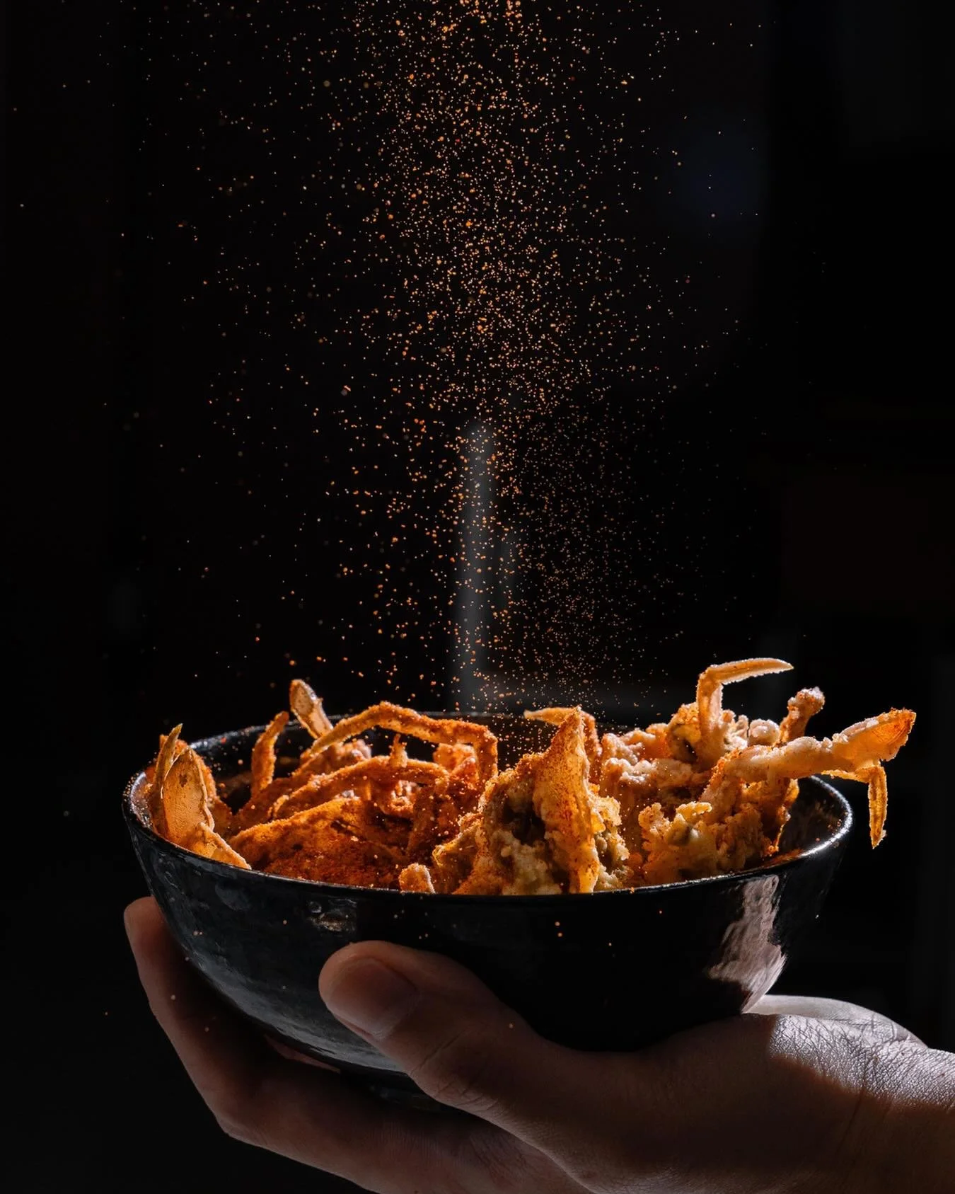 Softshell Crab #smallplates
Spiced Seasoning . Nori Aioli 

Crunchy enough to fix your mood.
Crabby behaviour not included.