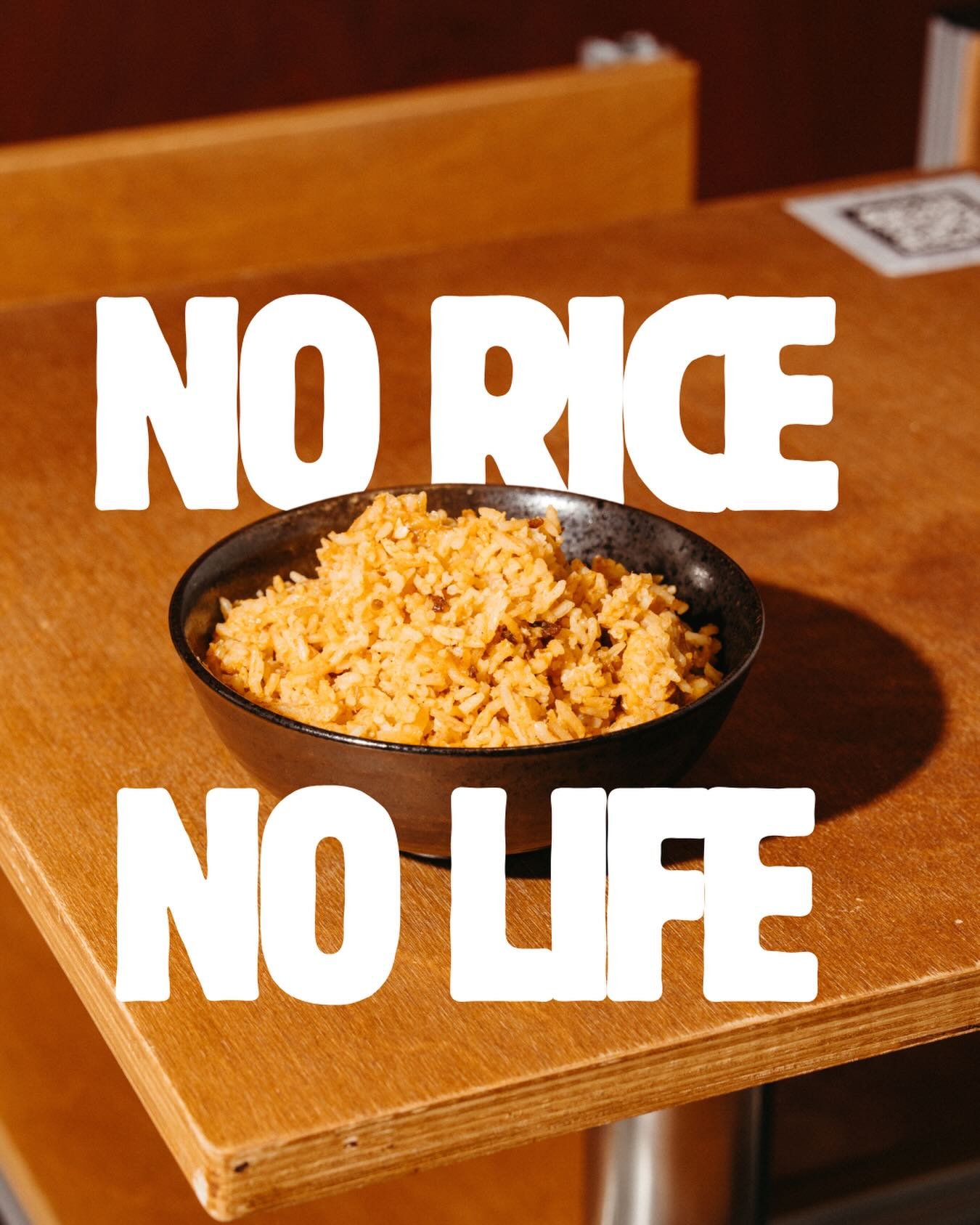 We changed something.

Every bowl now comes with our new flavoured rice,
deeper, more aromatic, built to carry the weight of everything on top.