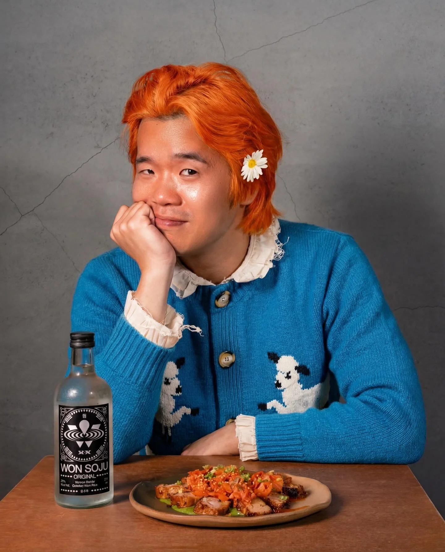 Somewhere between Seoul and Mexico.

Mole Gochujang Pork Belly.

Sweet, savoury, a little spicy, and probably not something either country expected.