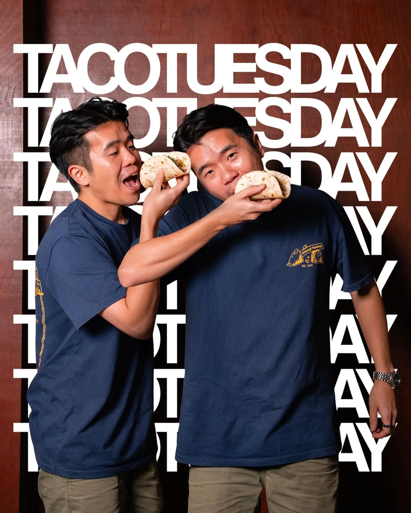 LAUNCHING 26TH MAY

You could share.

Or you could pretend to.

1-for-1 tacos means you&rsquo;re getting two either way.
What happens after that is between you and whoever you&rsquo;re sitting across from.

Pick your poison:
Pork jowl, buldak chicken