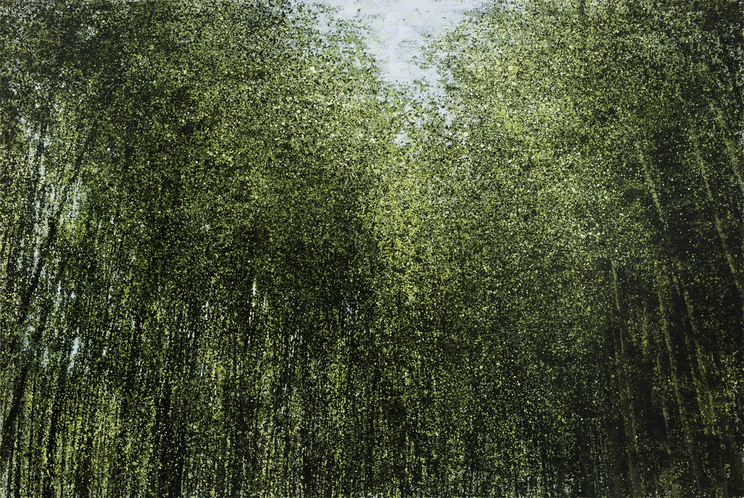 Colors of the Wind: Green 130.3x193.9cm Acrylic on Canvas 2018 USD12000 / £9400