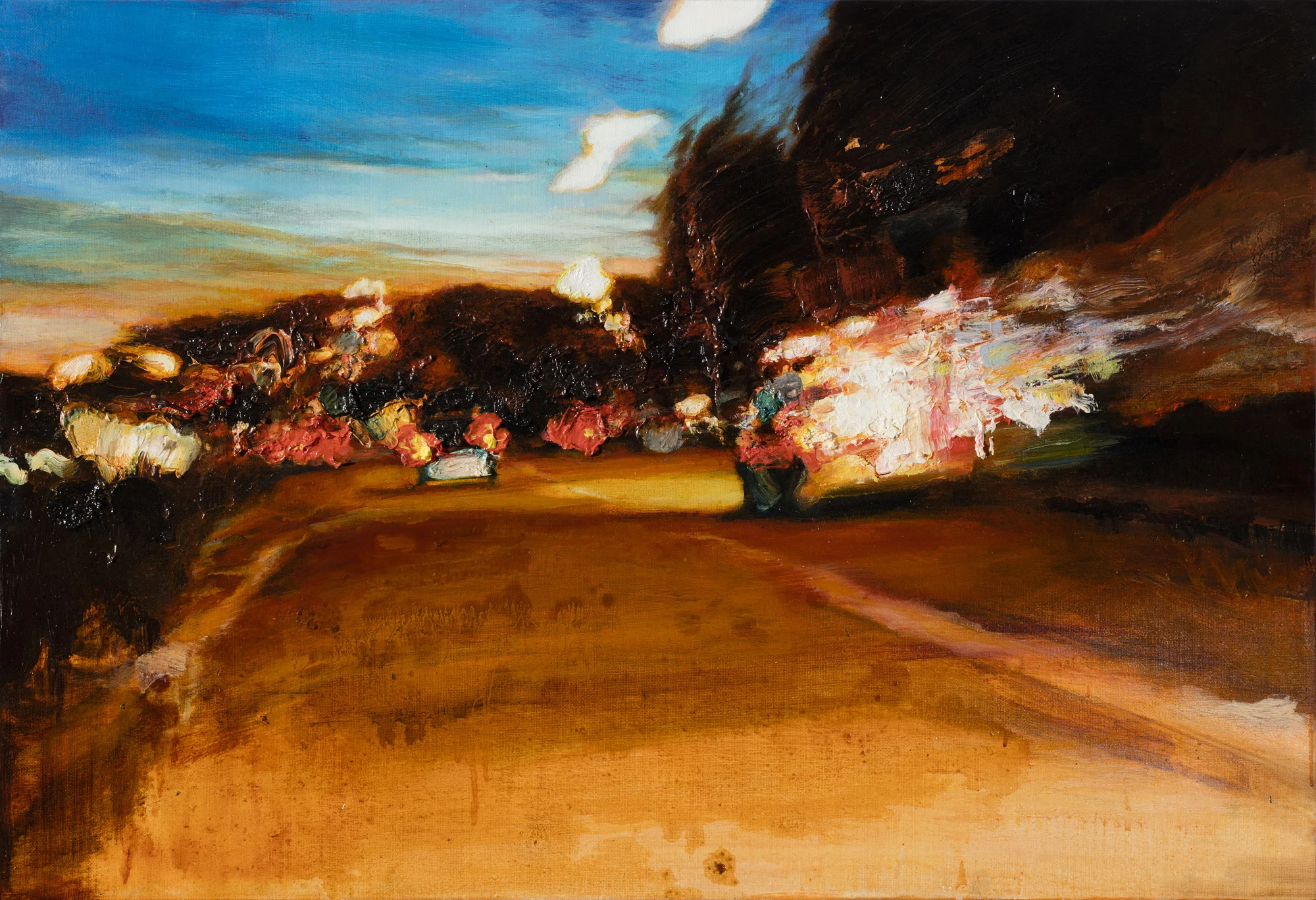Somewhere 50.5x72.7cm Oil on Linen 2016 USD2400 / £1900