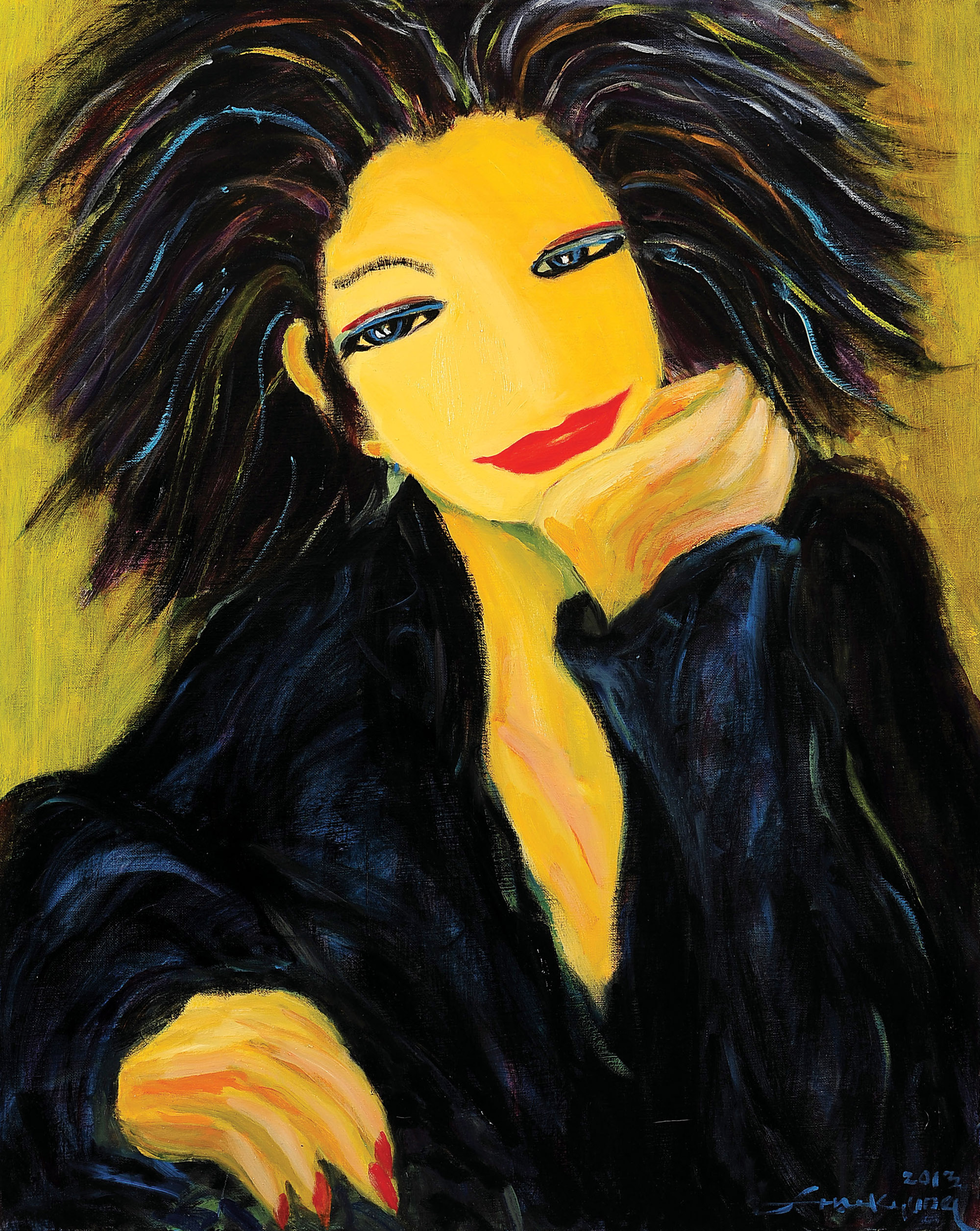 Passion 90x72cm Oil on canvas 2013 USD6000 / £4700
