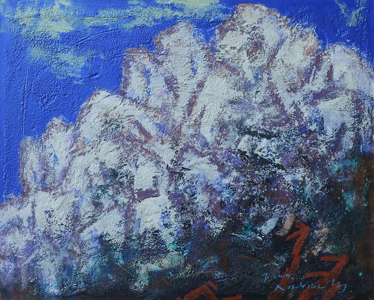  설경 Snow Scene 2009 Acrylic on Canvas 100.0x80.3cm     