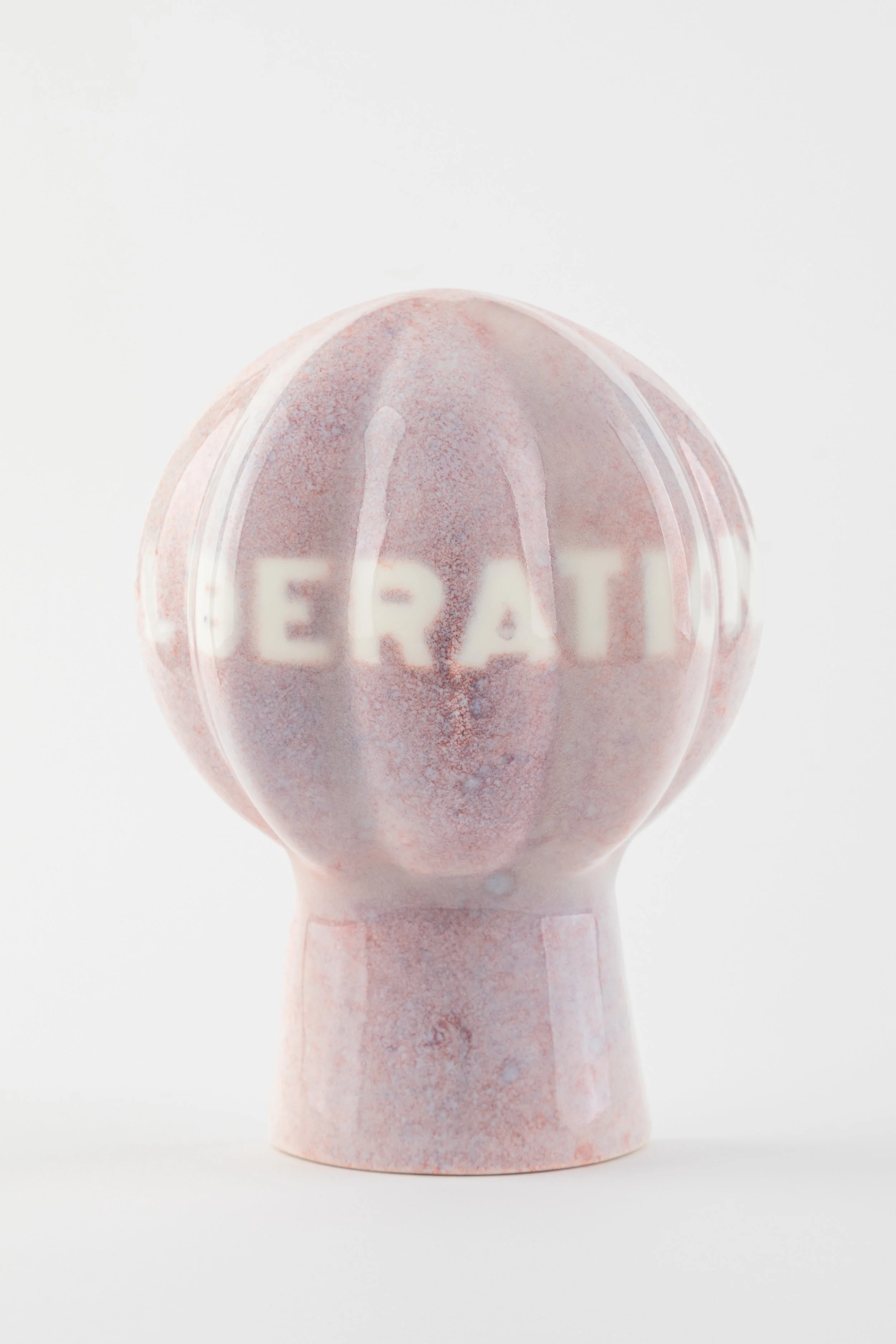  City Oasis-Liberation Break out of self made prison 2022-2023 Ceramic 21.8x15.5x9cm     