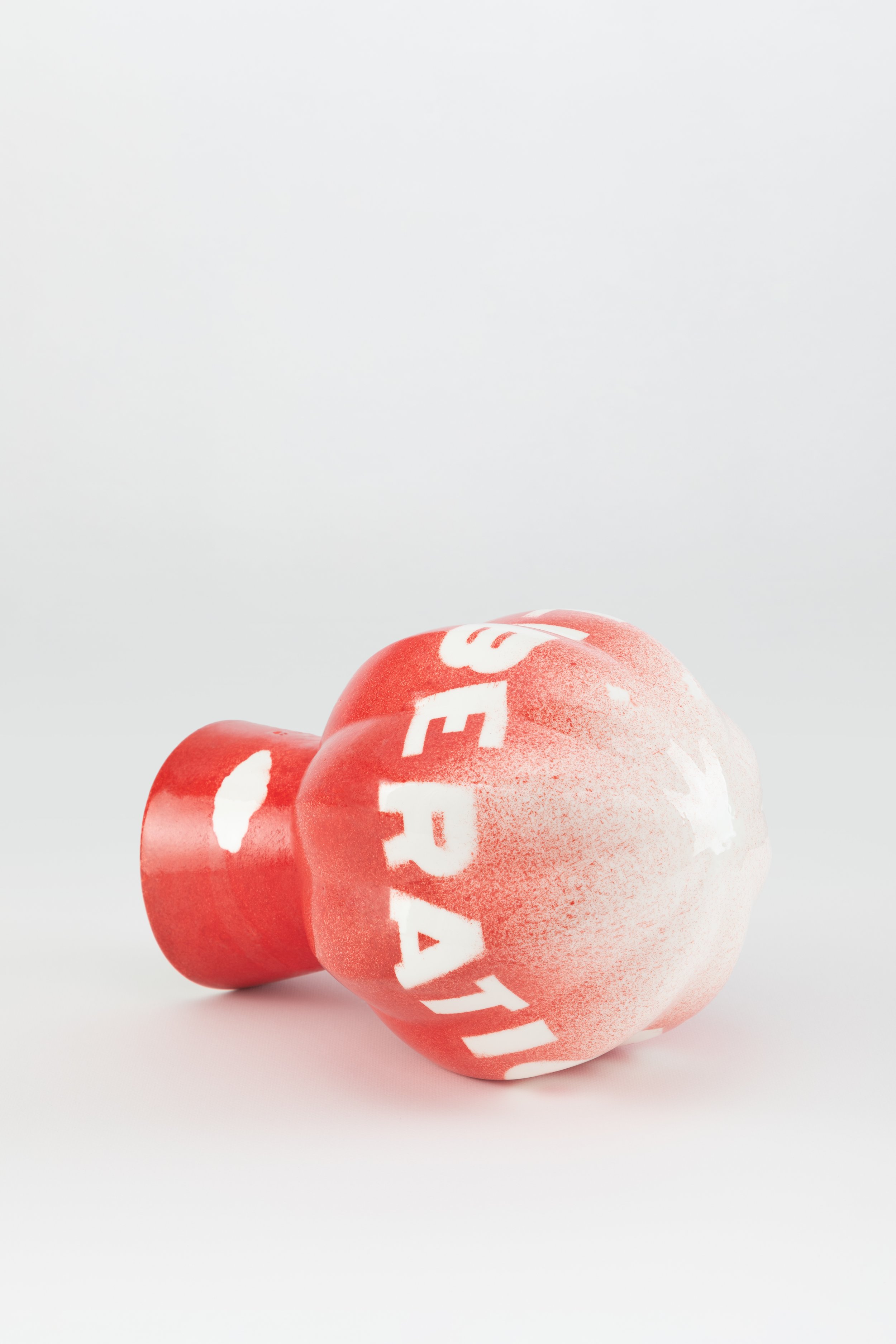  City Oasis-Liberation Break out of self made prison 2022-2023 Ceramic 19x19x30cm     
