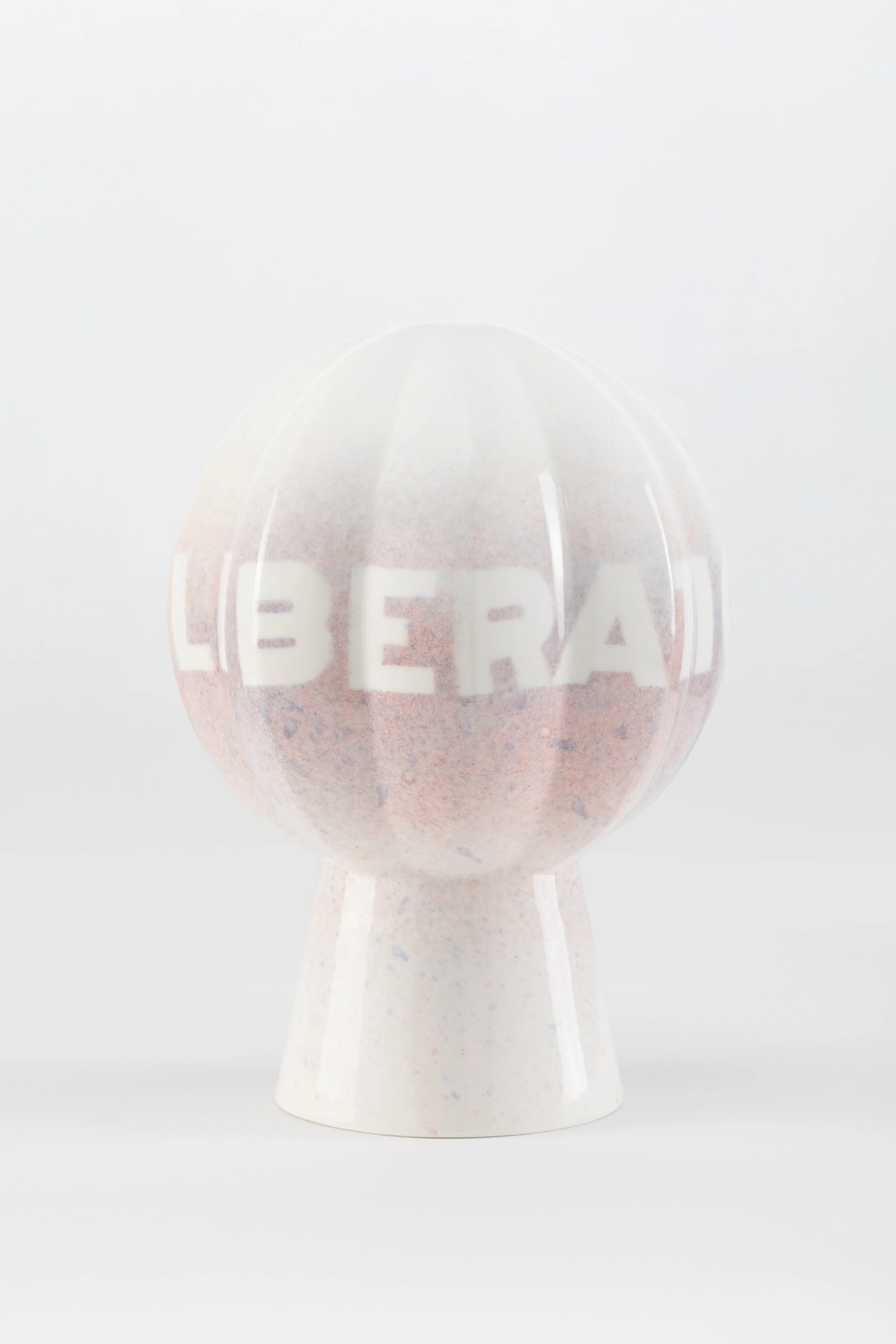  City Oasis-Liberation Break out of self made prison 2022-2023 Ceramic 19x19x30cm     