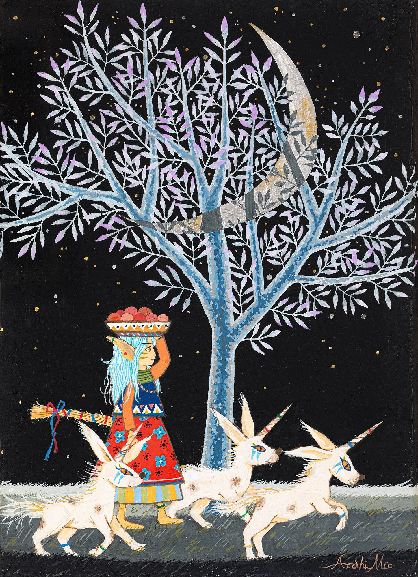  Hurry home_24.2x33.3cm_Acrylic     