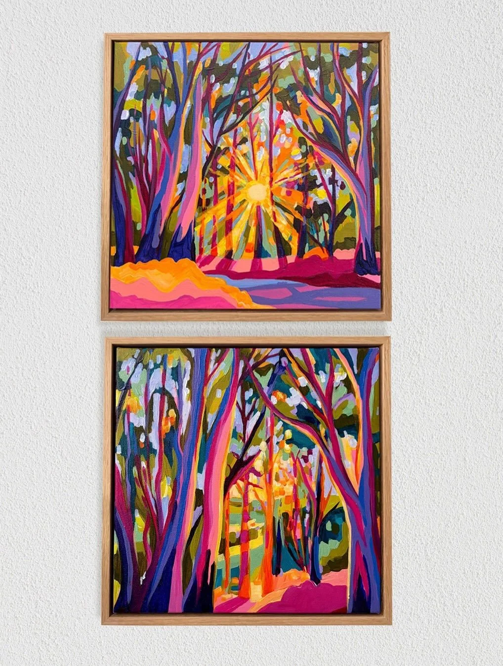 ✨ Sneak Peek &mdash; it&rsquo;s that time of year again!!! New Works for Bowerbird 30 x 30 exhibitions ✨ @bowerbird.au 

Here&rsquo;s a little preview of two vibrant new paintings I&rsquo;ve created for the upcoming Bowerbird Design Market this May 1