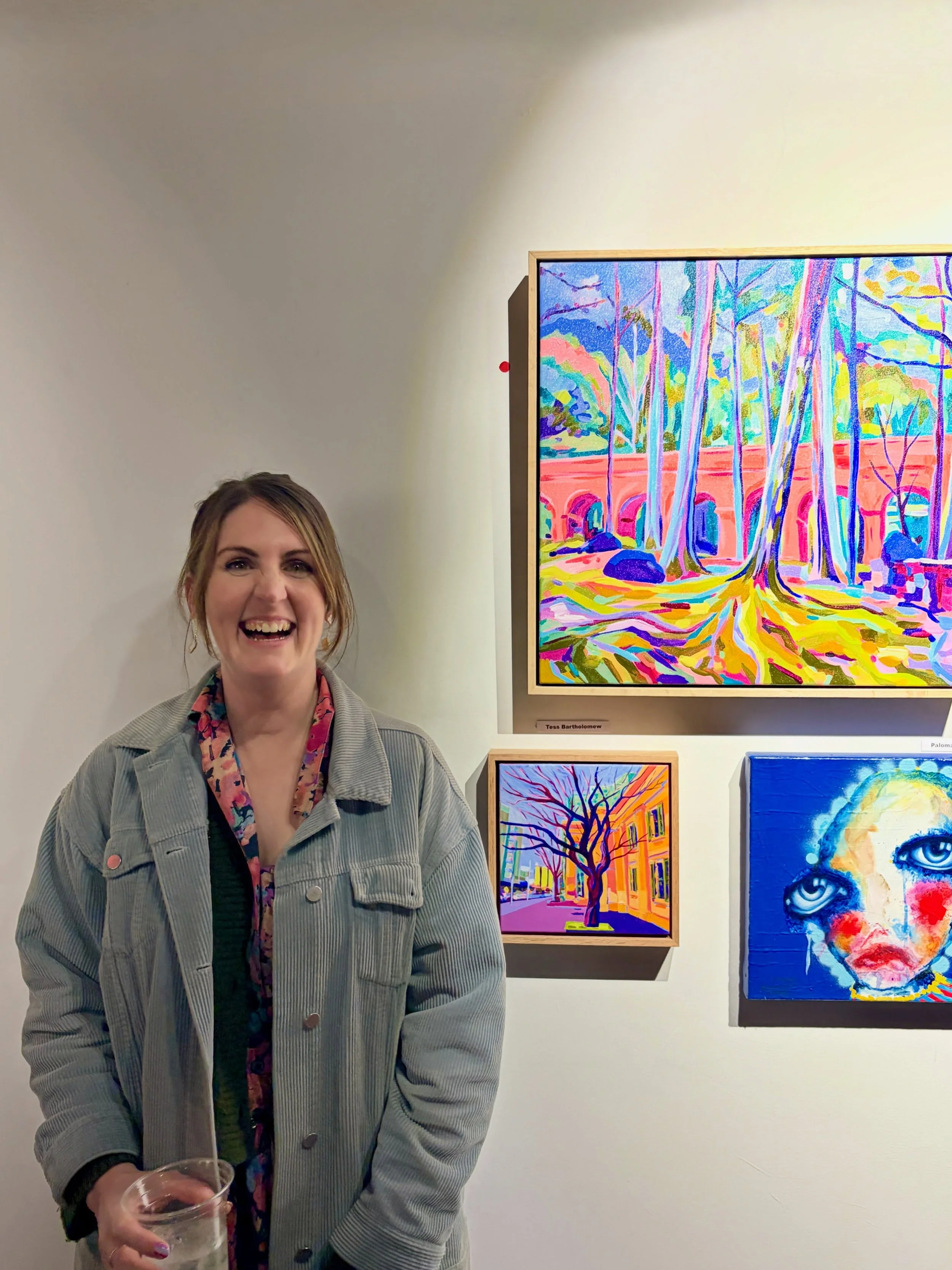 In very good company at @thebasement.adl @salafestival show &lsquo;Urban Families&rsquo; 
Thank you @brenton_drechsler and @matthewshawart for all your hard work organising the show 👏🏻 fabulous curation 👏🏻 here are my two. 
Top &lsquo;carry On&rs
