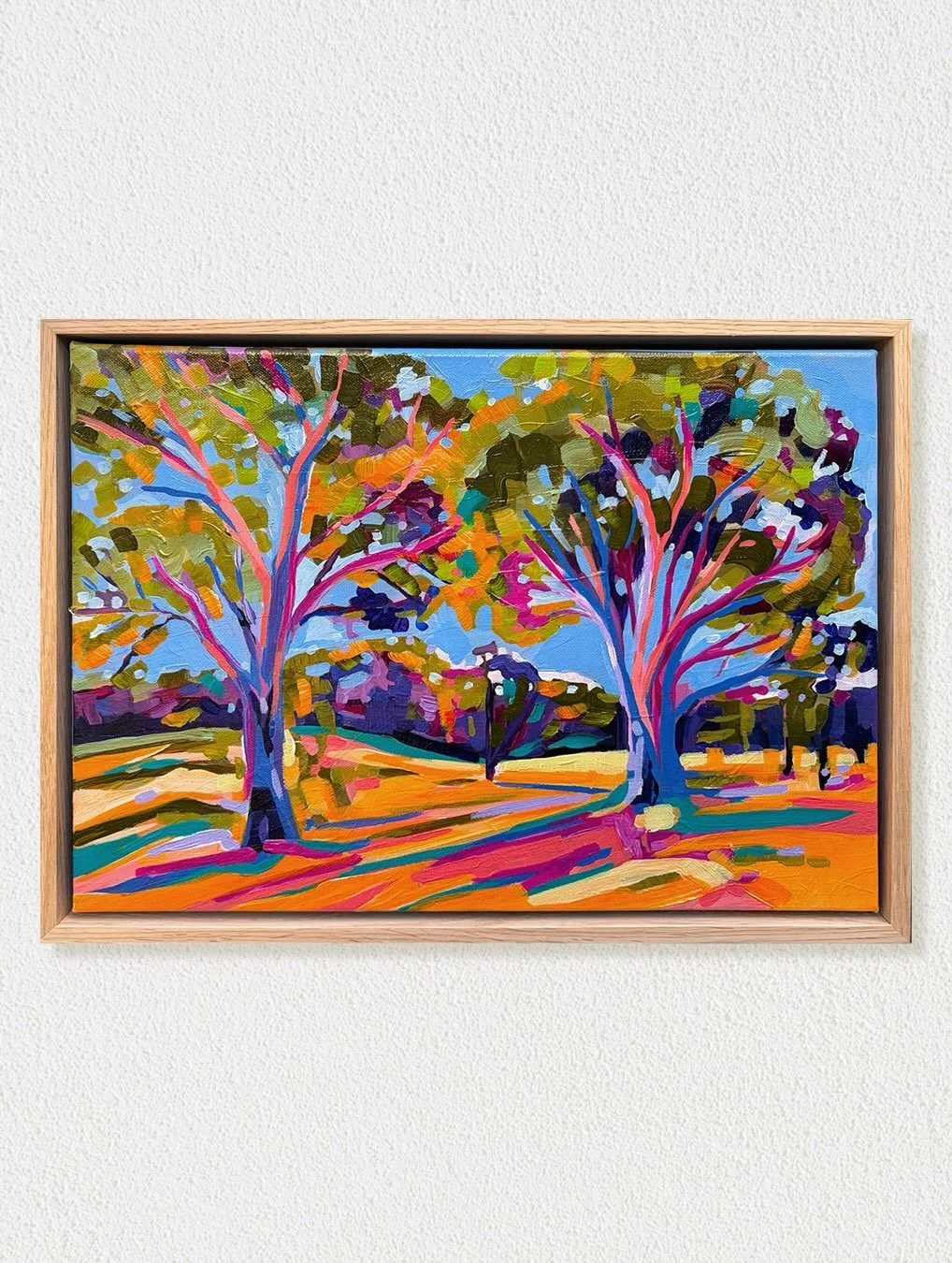 &lsquo;Better together&rsquo; - Mylor South Australia 
43cm W x 33cm H acrylic on canvas framed in oak 
Coming to @loretospringart along with 5 other paintings of mine and many many other works by South Australian Artists. 
The show is on from Friday