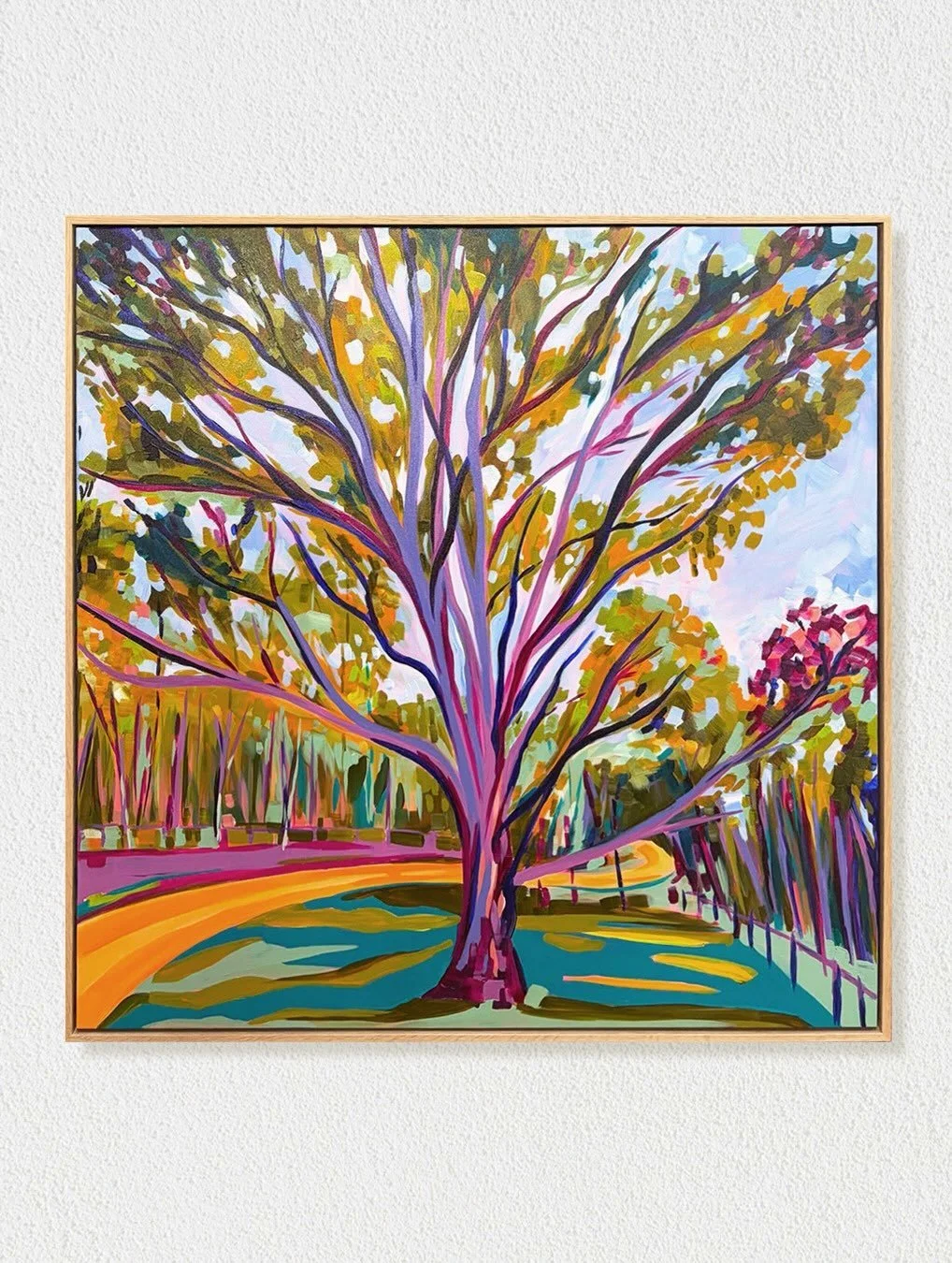 &lsquo;There You Are&rsquo;
87 &times; 87 cm | Acrylic on canvas, framed in oak

That fleeting moment of recognition, the comfort of seeing something familiar and knowing you&rsquo;re close to home. 

ah, there you are.

Available at the Loreto Conte