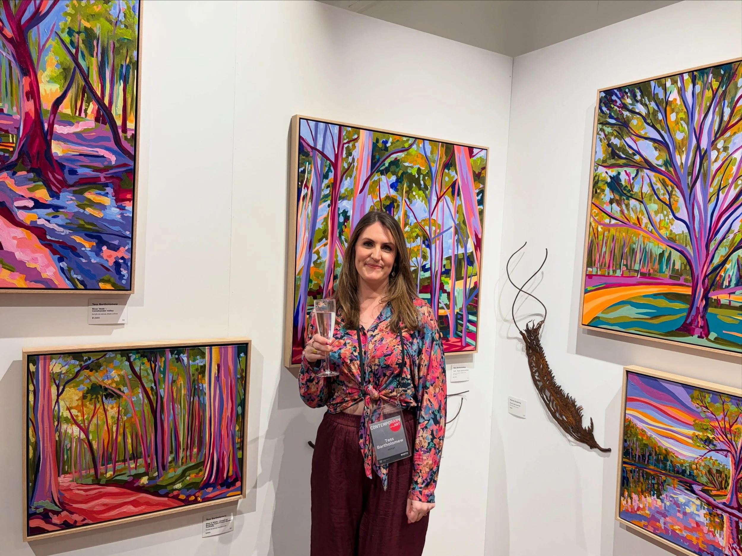 so proud of this collection for @loretospringart coming straight off the bat of my solo show for SALA, this small but mighty collection of 6 pieces will be showing all weekend at Loreto College Marryatville. 
Amongst 300 paintings and sculptures cele