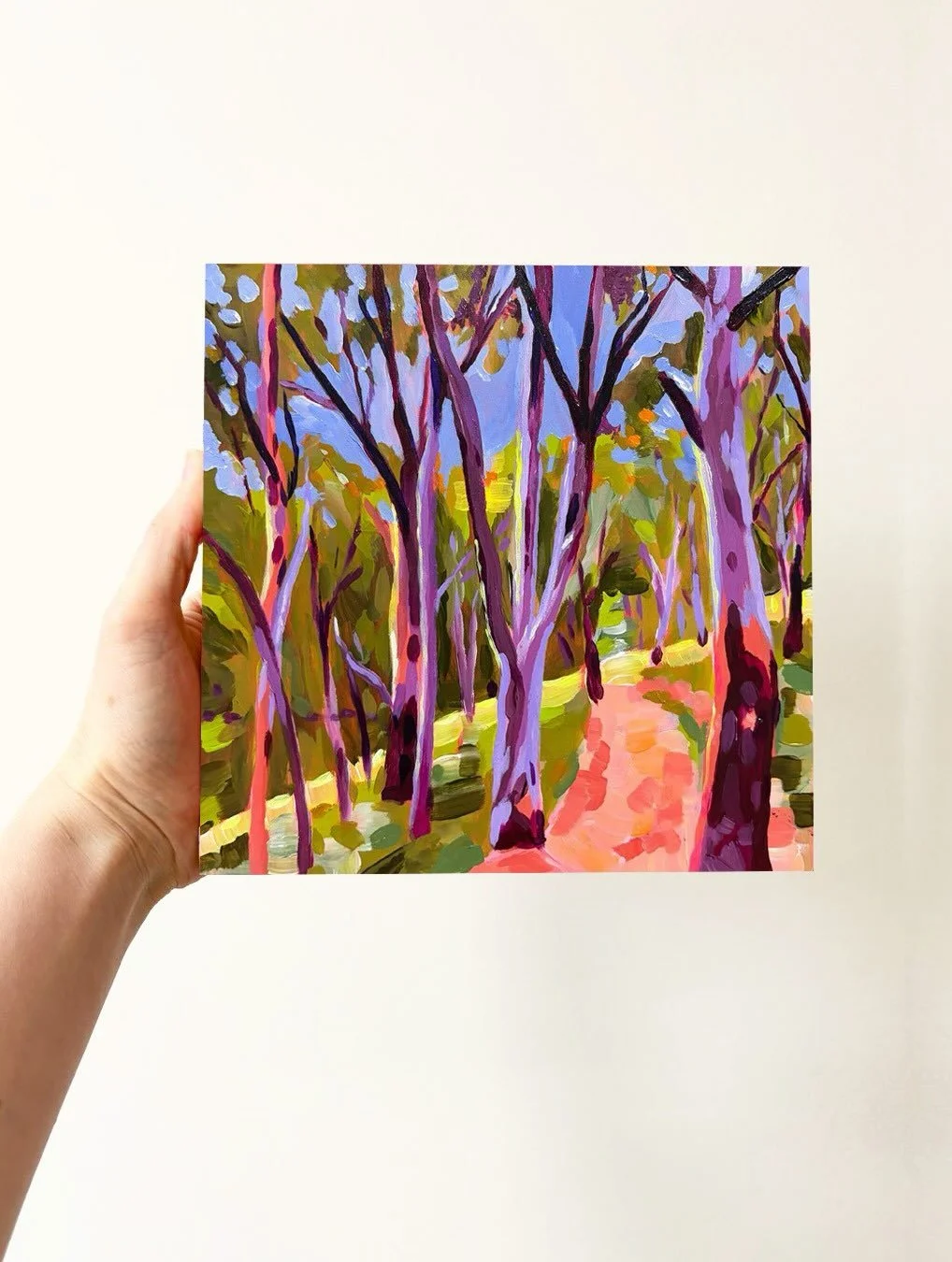 Mini Monday 13 is live!✨ this piece is of a beautiful local walking track in Waterfall Gully, South Australia 

Every Monday I&rsquo;ll be releasing a brand new mini landscape at 1pm (Adelaide time) - 20 x 20cm acrylic on wooden board ready to hang. 