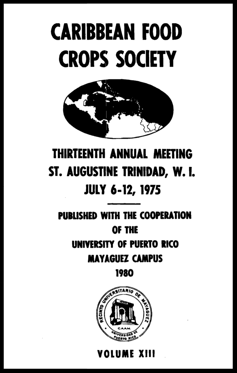 1975, Vol. 13, St. Augustine, TT