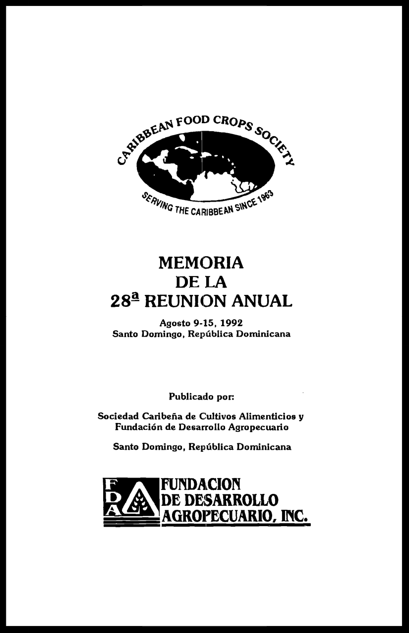 1992, Vol. 28, Santo Domingo, RD