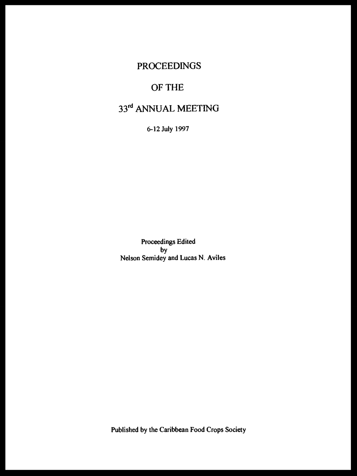 1997, Vol. 33, Isla Verde, PR