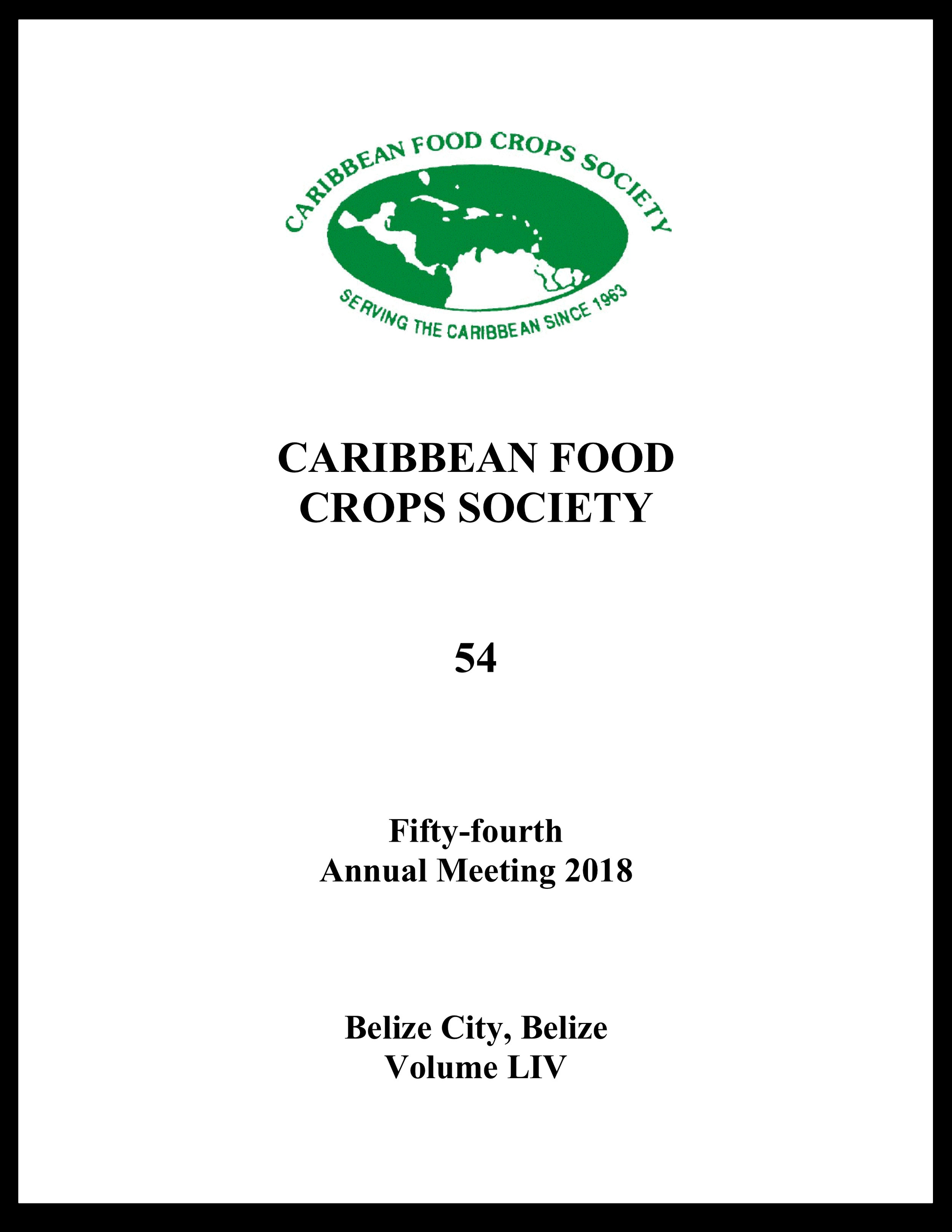 2018, Vol. 54, Belize, BZ