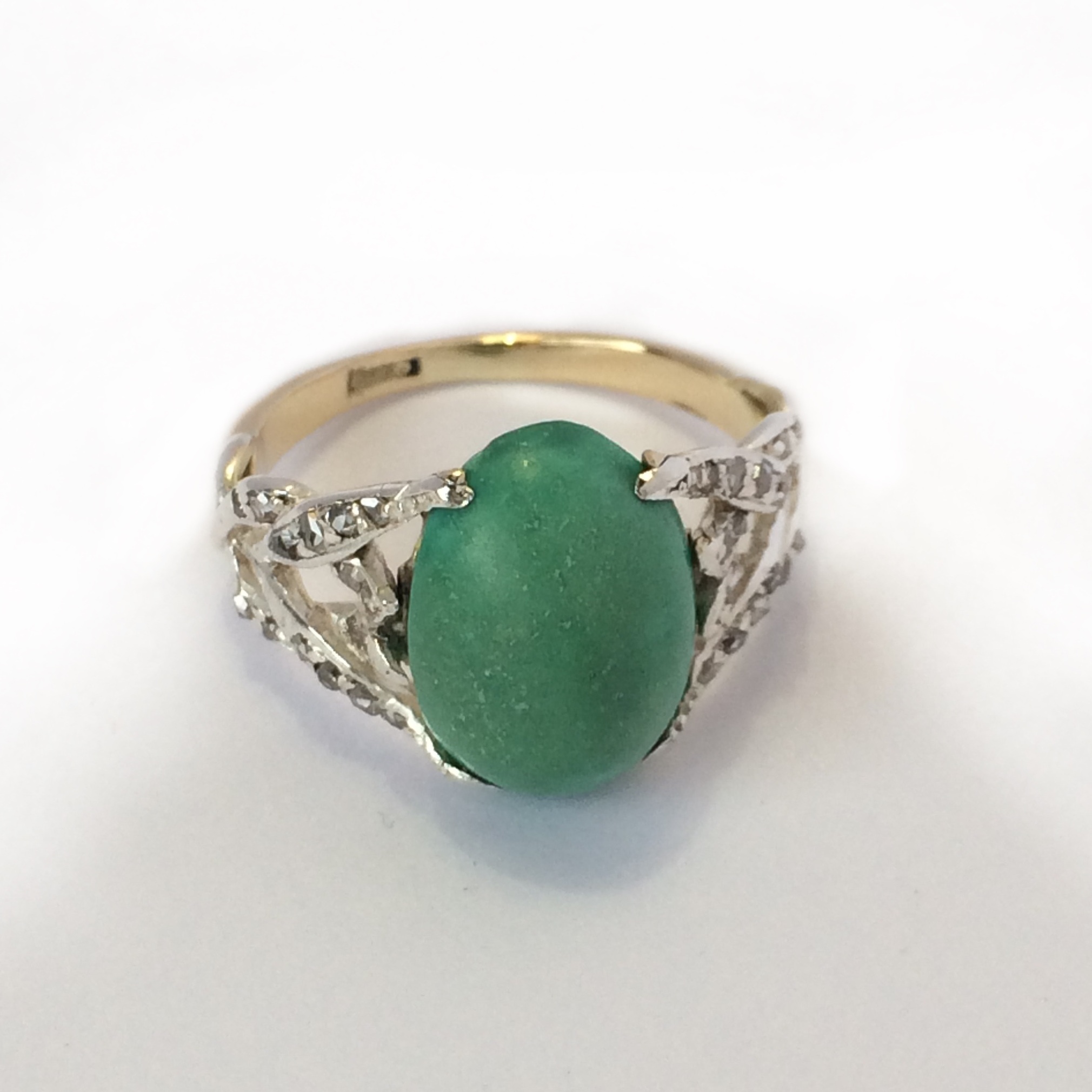 Turquoise and Diamond Ring - Repairs and Alterations - Julia Johnston Jewellery