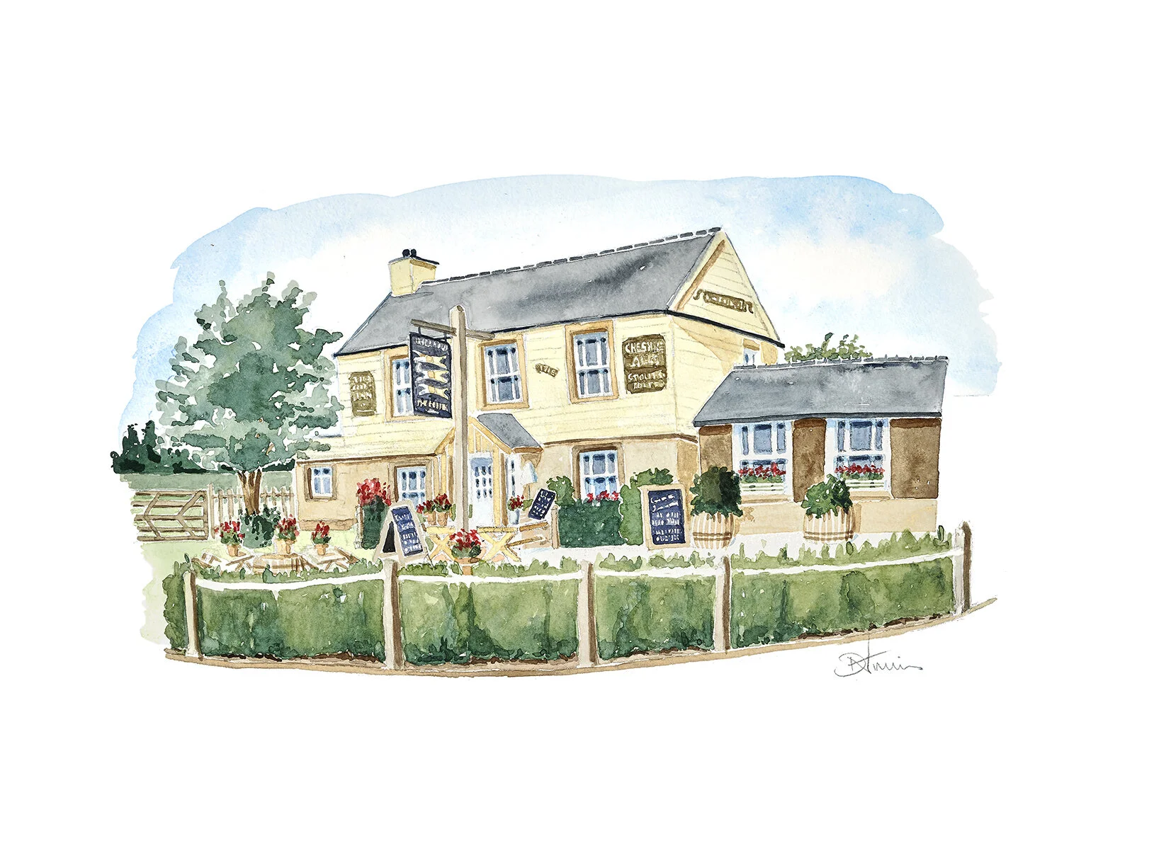 THE THREE GREYHOUNDS INN