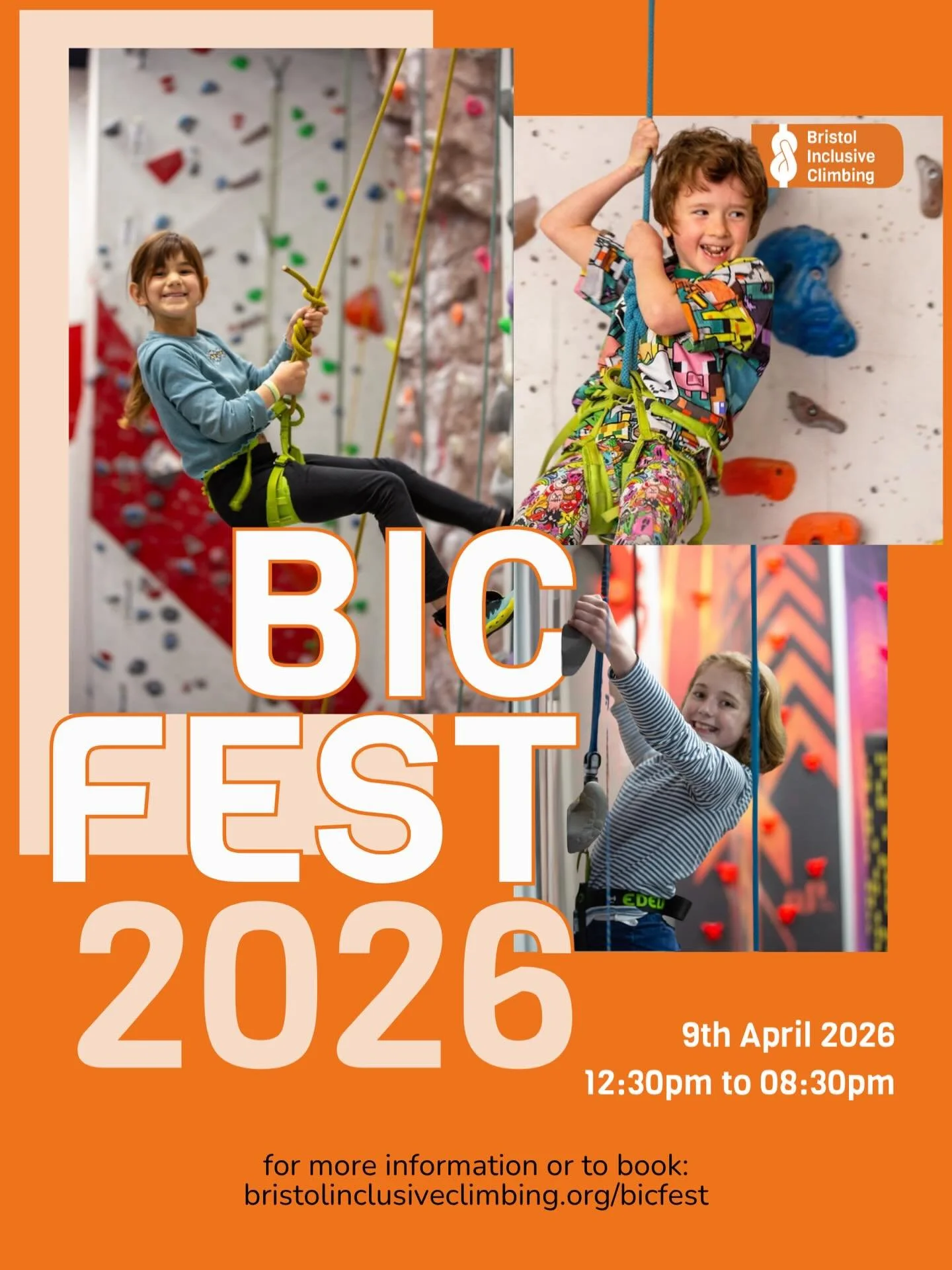 EXCITING NEWS BIC FEST YEAR 2! 🥳

Join us this April for the 2nd year of our Bristol Inclusive Climbing Festival (BIC Fest)! 🧗 

🗓️09th April 2026!

🕑 12:30pm onwards 

🆓 FREE! 

🔗 Link to book on our profile! 

More information ⬇️⬇️⬇️ 

🔸This