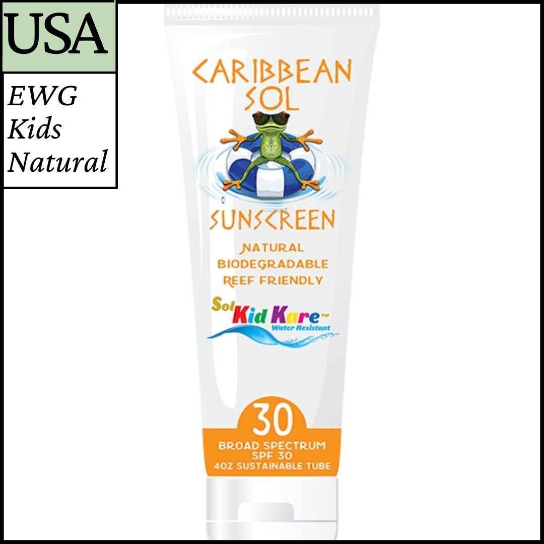 Caribbean Sol - natural sunscreen for kids
