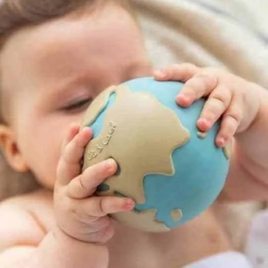 natural rubber ball earth