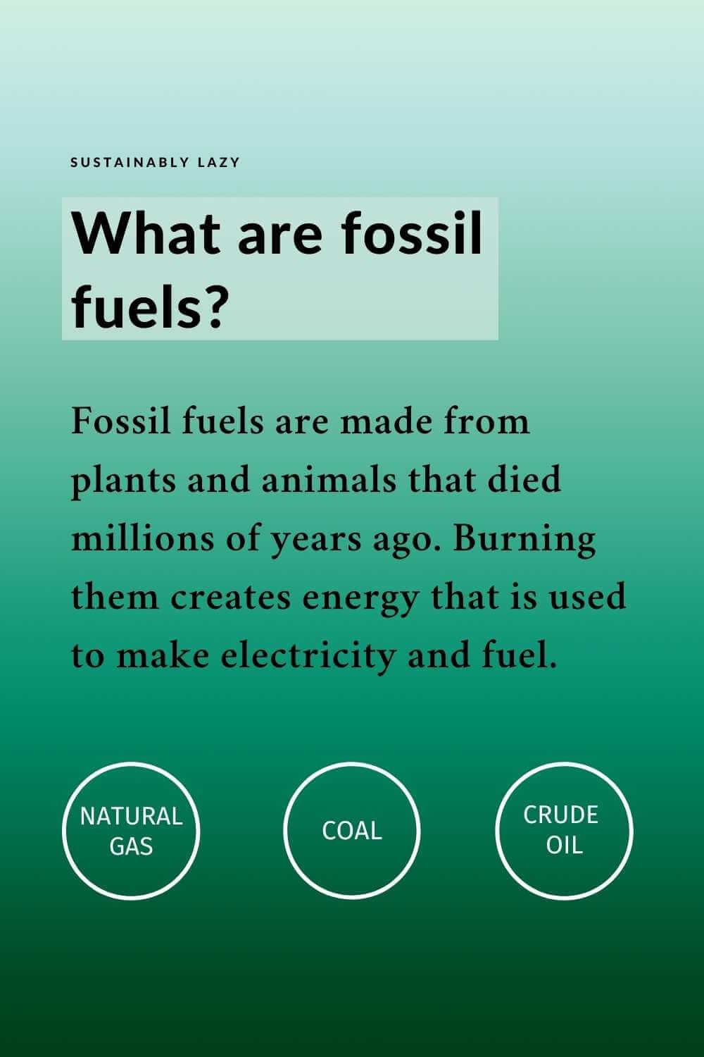 Why Are Fossil Fuels Bad? 10 Filthy Facts About Their Impact — Sustainably  Lazy