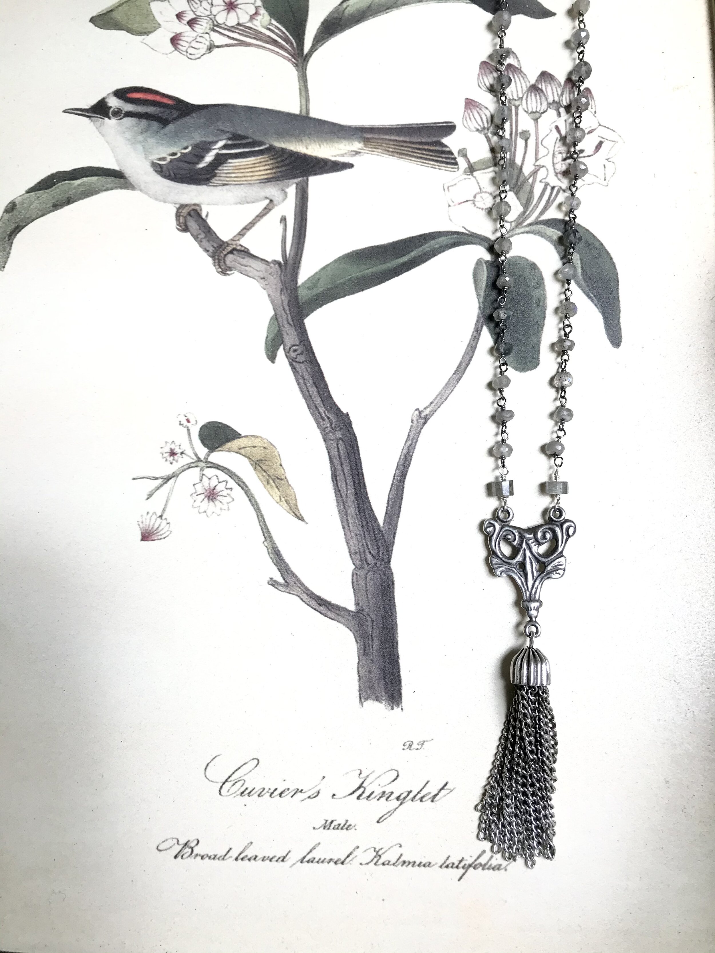 Labradorite Tassel Necklace