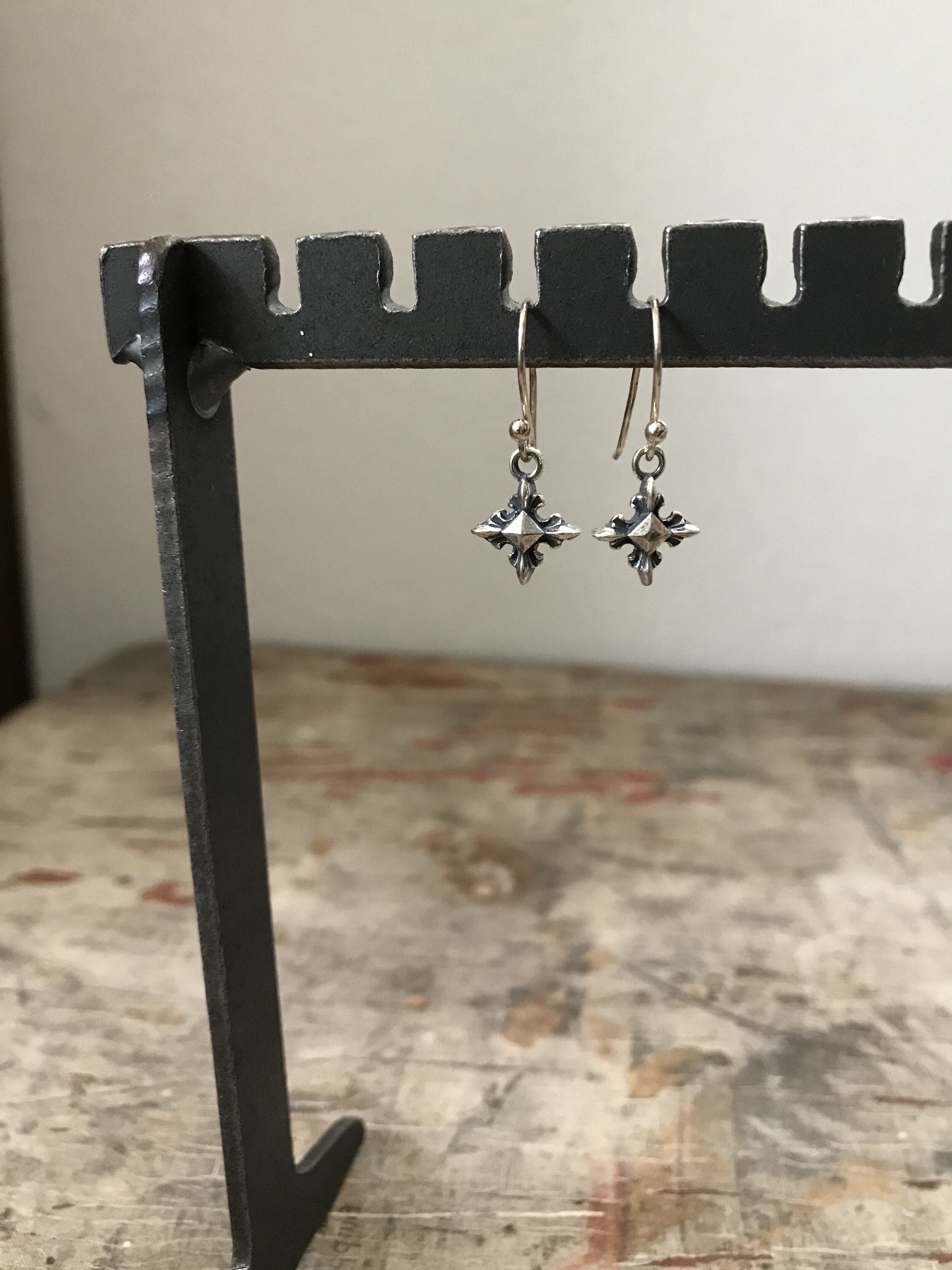 Sterling cast earrings